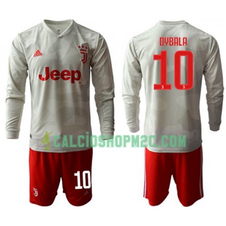 Juventus DYBALA 10 Bambino Maglia Trasferta 2019/2020 Manica Lunga (+ Pantaloncini)